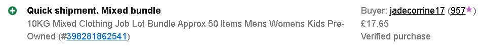 Original eBay feedback screenshot 6, transcribed above