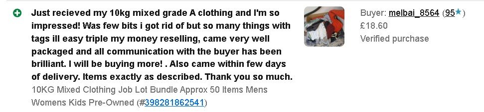 Original eBay feedback screenshot 8, transcribed above